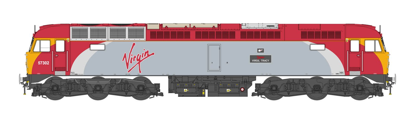 New Class 57s In ‘oo Gauge From Heljan 2485