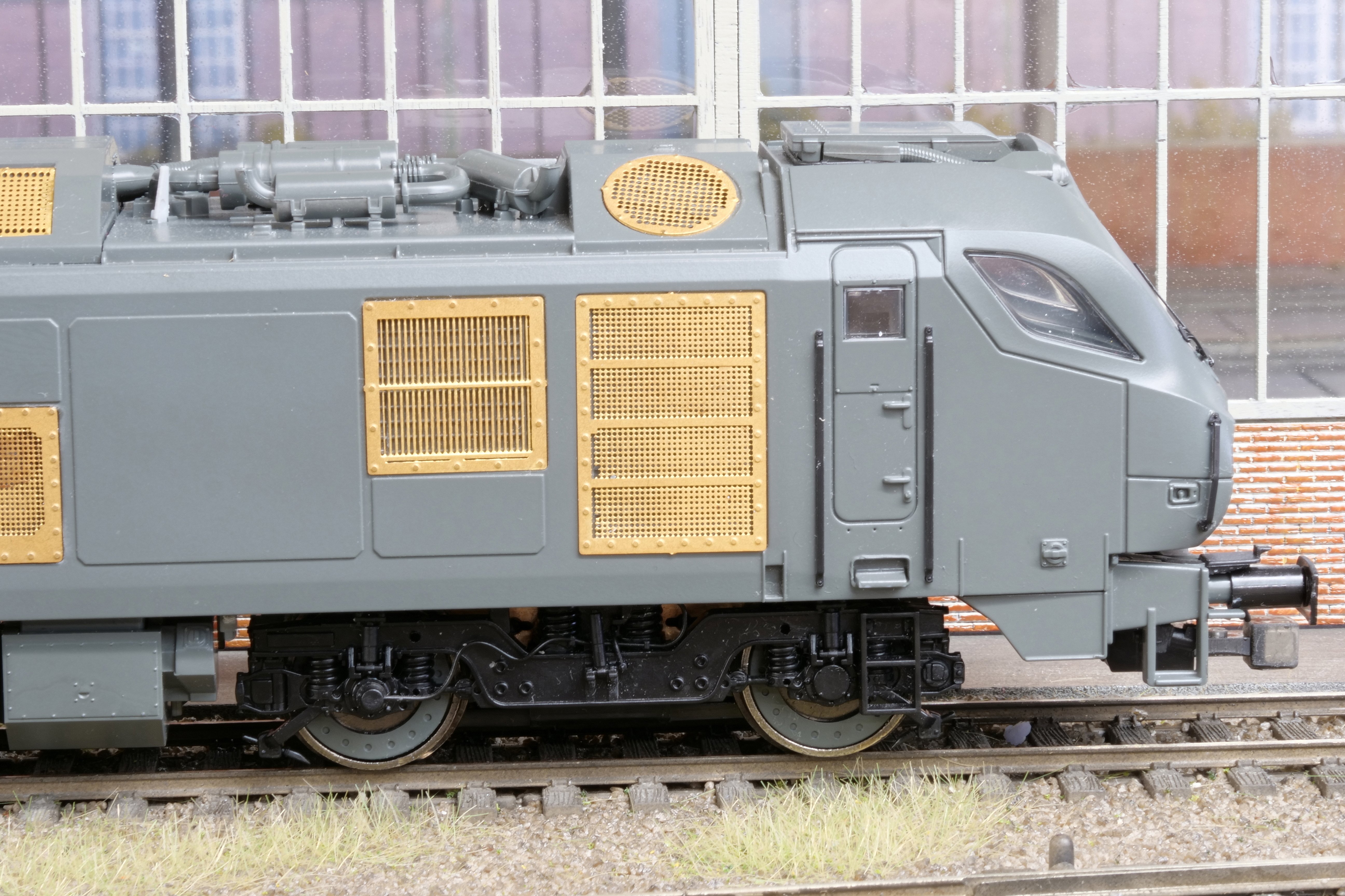 Rails of Sheffield Class 88 electro-diesel sample for OO gauge.