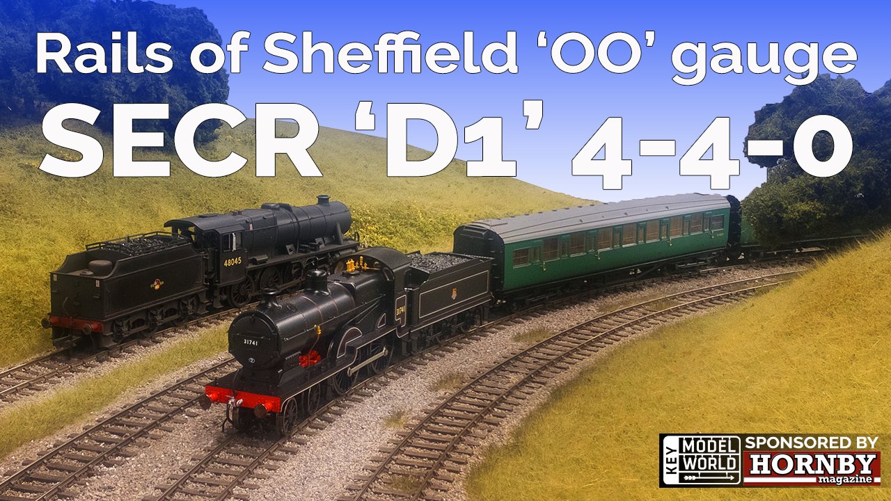 Rails of Sheffield SECR D1 4-4-0 for OO gauge