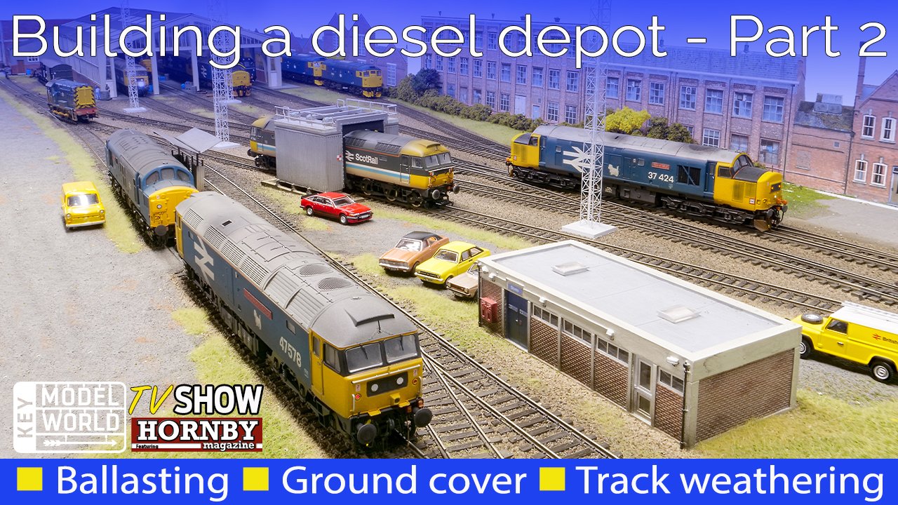 Building a diesel depot in OO gauge.