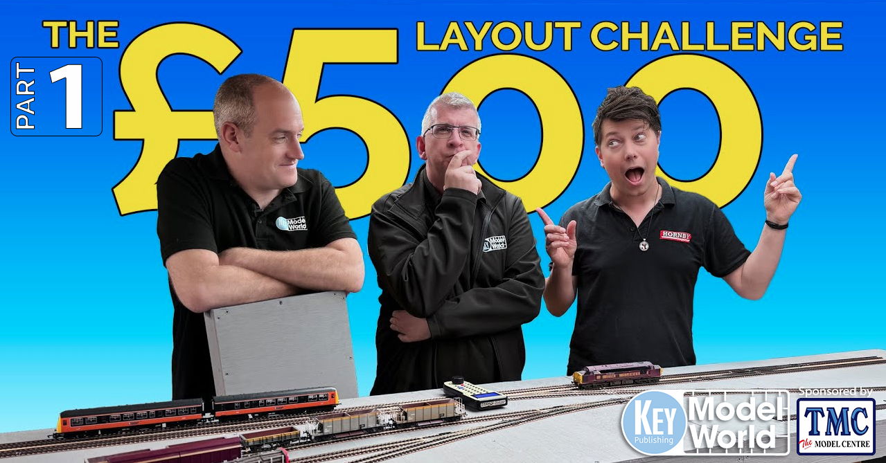 SERIES 9: The £500 Layout Challenge - watch on Key Model World from July 19 2024.