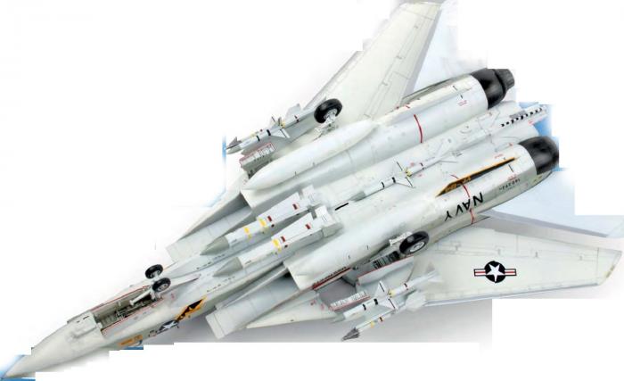 Tamiya Grumman F-14A Tomcat - 1:48 Scale % - Detail and Scale tail & Scale