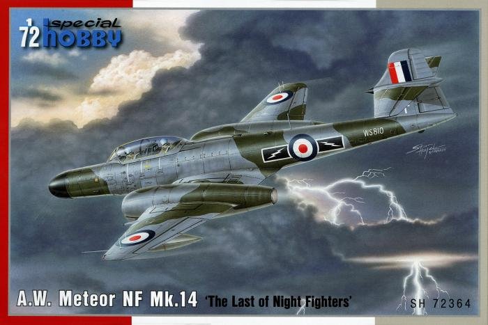Meteor NF MK.12 1/72 Special Hobby Spec72360 A.W 