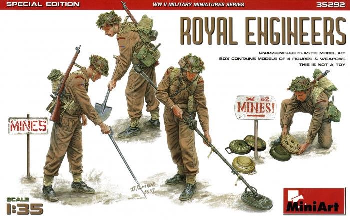 MiniArt 35393 1/35 Royal Engineers Figure Review