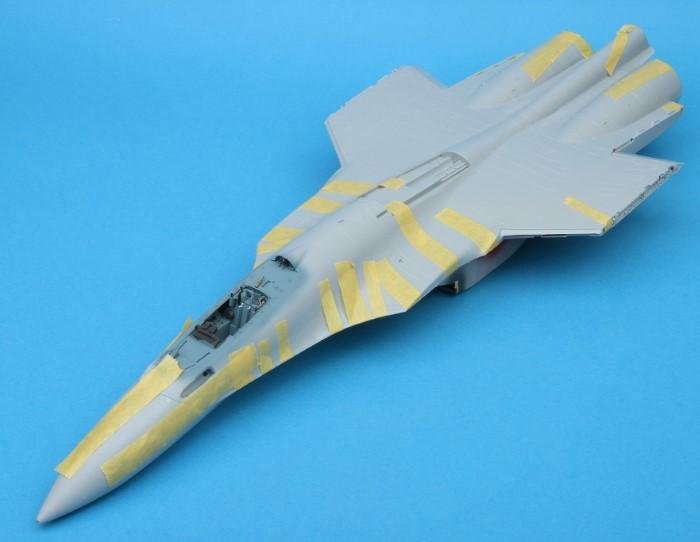 Airbrush Masks 1/72 Su-37 or Su-33 "Yellow" Paint Scheme for Zvezda and others 