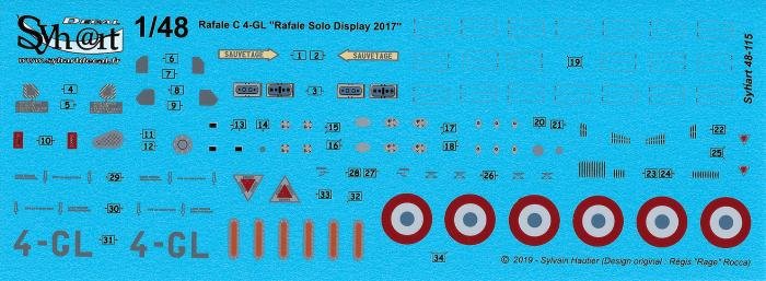 Syhart 1/48 Rafale C Solo Display 2017