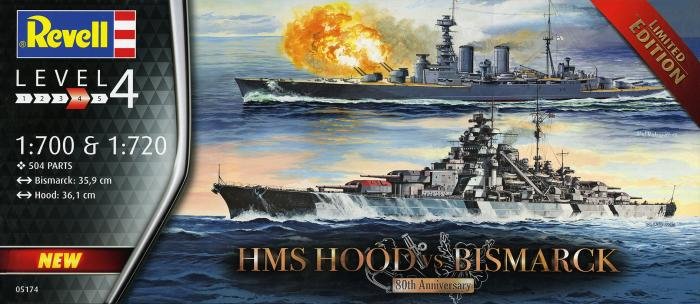 Revell HMS Hood vs Bismarck