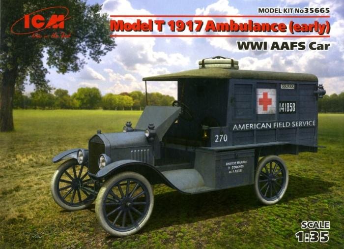 ICM 1/35 Model T Ambulance
