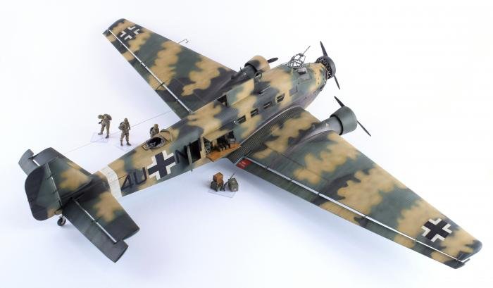 JUNKERS Ju-52/3mg4e CANOPY & WHEELS PAINTING MASK for REVELL #48120 PMASK 