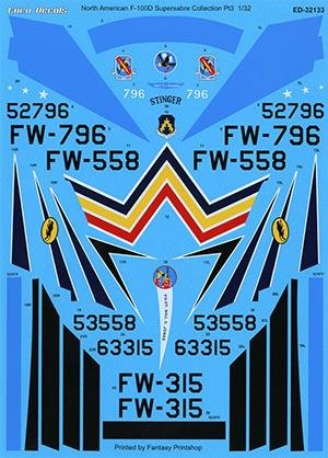 EURO DECALS’ THIRD LARGE-SCALE F-100D SHEET 