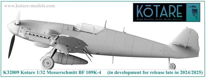 KŌTARE PLANNING NEW-TOOL 1/32 Bf 109K-4 