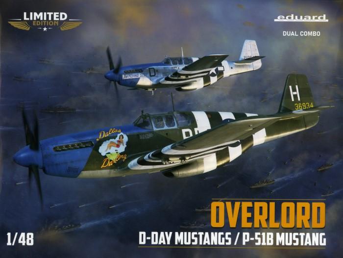 EDUARD 1/48 NEW-TOOL P-51B ‘OVERLORD’ BOXING