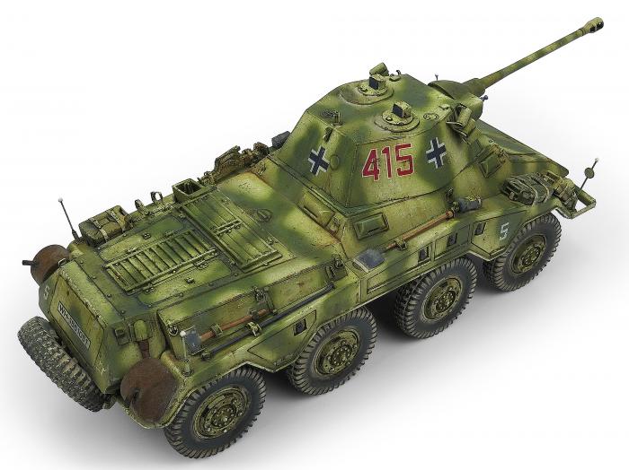 Italeri 1/48 Sd.Kfz.234/2 Puma 6601 full build