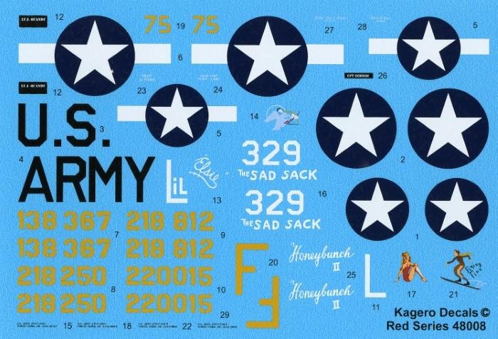 SNAKES AND JUGS: KAGERO’S NEW P-39 AND P-47 DECALS
