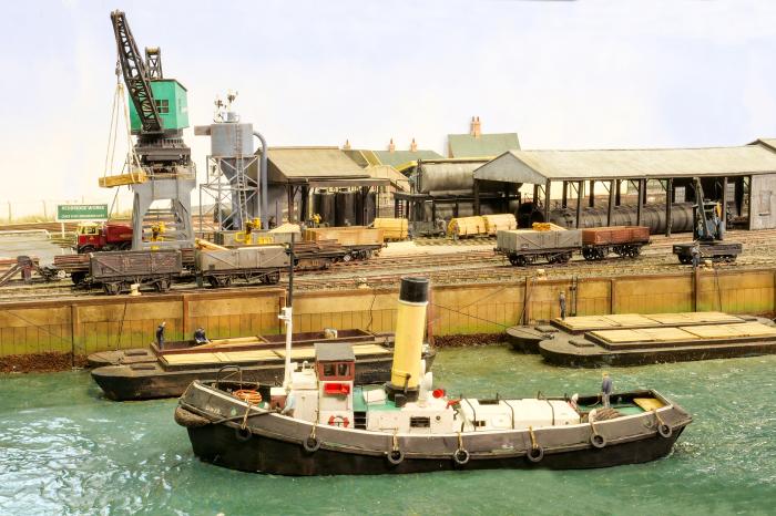 Redbridge Wharf in OO gauge.