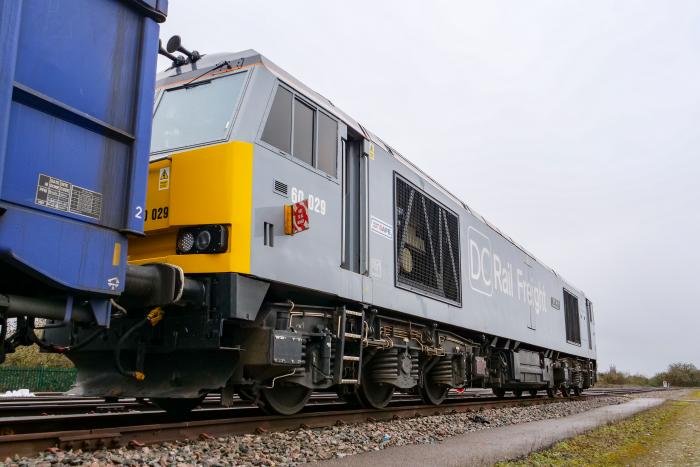 Class 60 60029 Ben Nevis at Derby Chaddesden Sidings on December 20 2023.