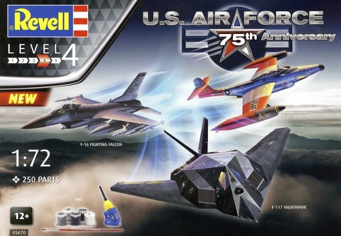 REVELL’S USAF @ 75 WITH F-89, F-16 AND F-117