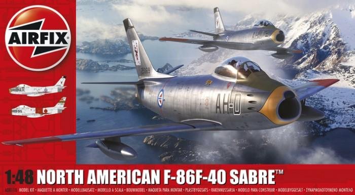 Airfix has reworked its splendid 1/48 new-tool Sabre to bring us the F-86F-40 variant.