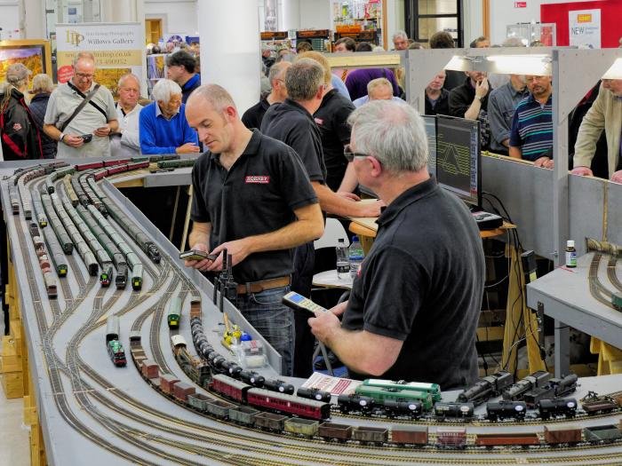 Above: Digital Command Control opens up huge potential for model railway operation on layouts big and small, but there is new terminology to be learnt. This is Hornby Magazine’s ‘OO’ layout Twelve Trees Junction at the 2017 Great Electric Train Show.