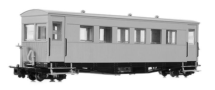 The latest engineering sample to be received for 'OO9' is the Ashover Light Railway bogie coach.