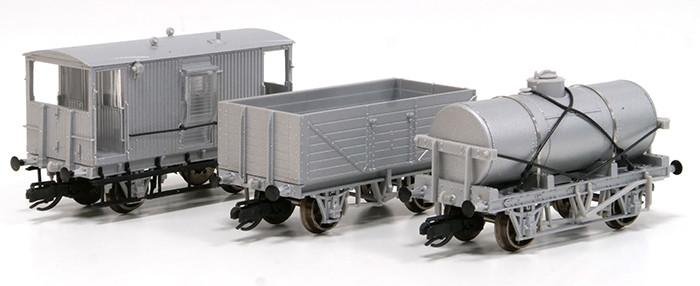 Engineering samples for Hornby's new 'TT:120' scale wagons.