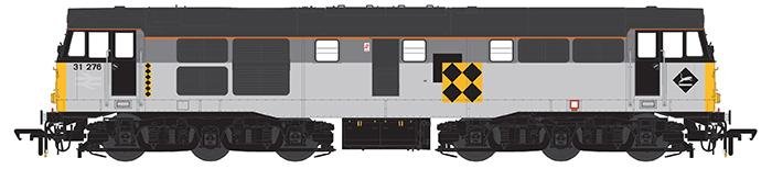 Side profile artwork for Key Publishing's limited edition of 31276 Calder Hall Power Station in Railfreight Coal Sector livery.