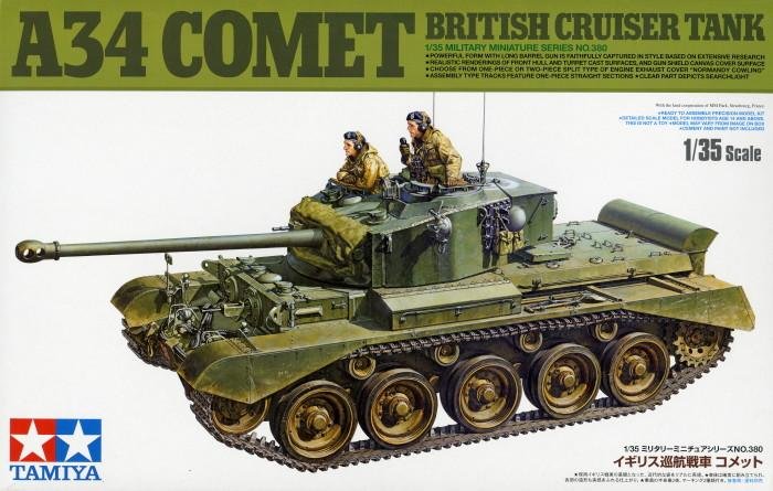 Tamiya 1/35 Comet Tank new tool kit review 35380