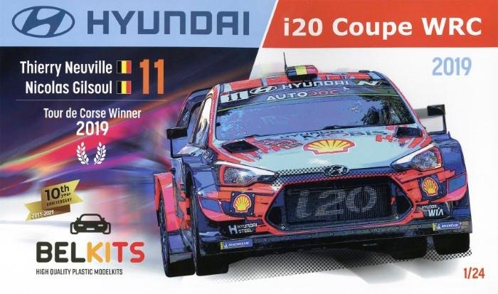 Belkits BEL-014 1/24 Hyundai i20 Coupe WRC Tour de Corse