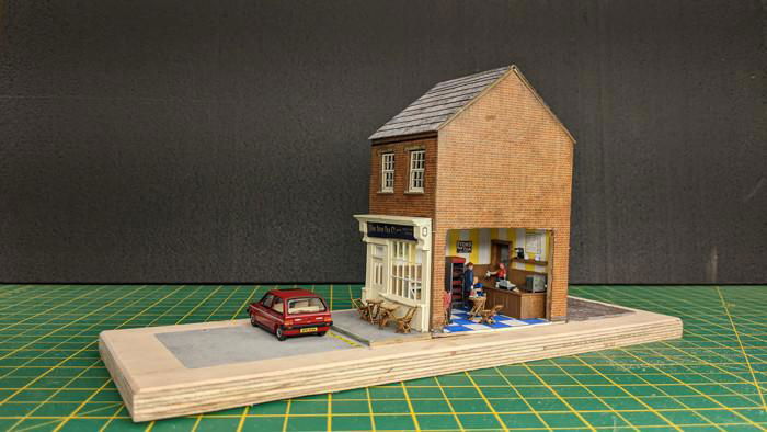 Building a cafe and interior in OO gauge with Dan Evason.