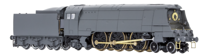 The original cowling without smoke deflectors is being modelled.