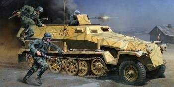 NEW-TOOL GERMAN HALF-TRACK FROM ACADEMY