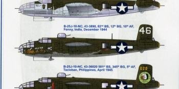 EDUARD’S NEW 1/48 B-25J DECALS