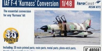 1/48 KURNASS F-4E DECALS AND CONVERSION FROM ISRADECAL STUDIO