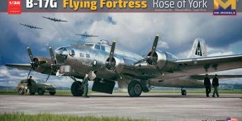 HK MODELS 1/32 B-17G REISSUED WITH PRINCESS ELIZABETH FIGURE
