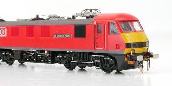 A Bachmann sound-fitted DB Cargo Class 90 electric