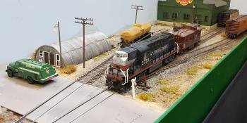 San Clemente - Southern California in 'HO' scale.
