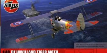 AIRFIX RE-RELEASES 1/48 TIGER MOTH WITH NEW MARKINGS