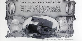 THE TANK MUSEUM 1/35 ‘LITTLE WILLIE’ 3D-PRINTED KIT