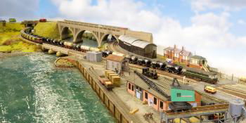 Redbridge Wharf in OO gauge is coming to the 2024 Great Electric Train Show.