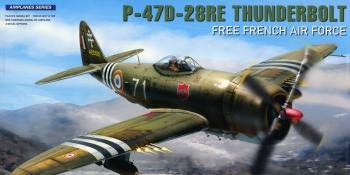 NEW FREE FRENCH AIR FORCE BOXING OF MINIART P-47D