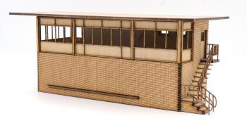 Exmouth Junction signalbox laser-cut kit for OO gauge