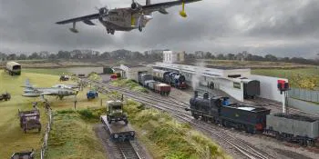 Manston Airport in OO gauge