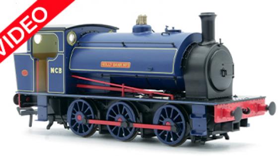 Rapido Trains UK Hunslet 16in 0-6-0ST for OO gauge.