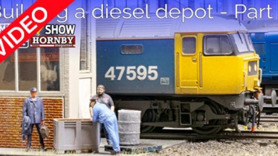 Building a diesel depot part three.