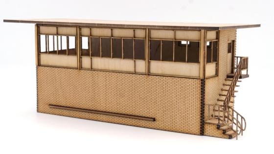 Exmouth Junction signalbox laser-cut kit for OO gauge