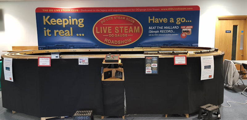 The Live Steam Road Show includes the opportunity to try your hand at driving a miniature steam powered model.
