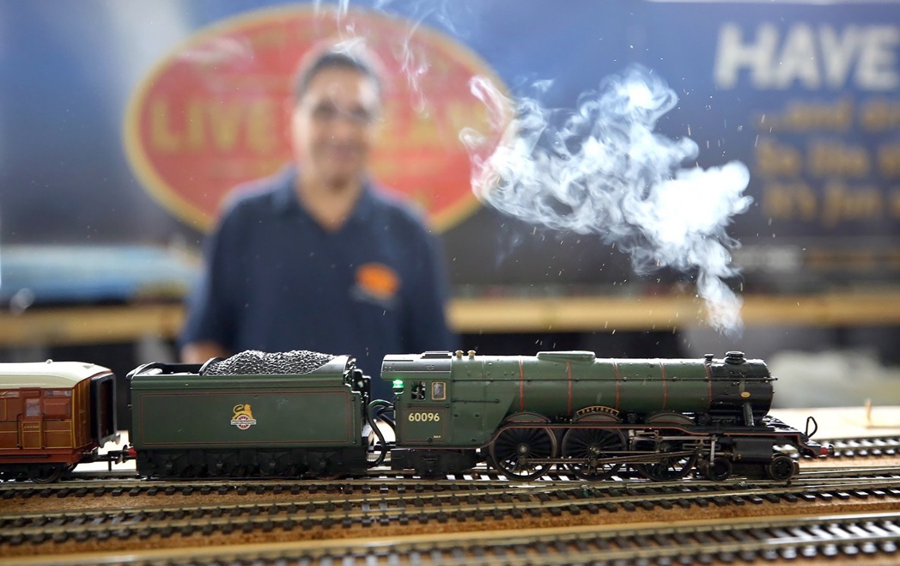 The OO Live Steam Club will be demonstrating its fleet of real steam locomotives.