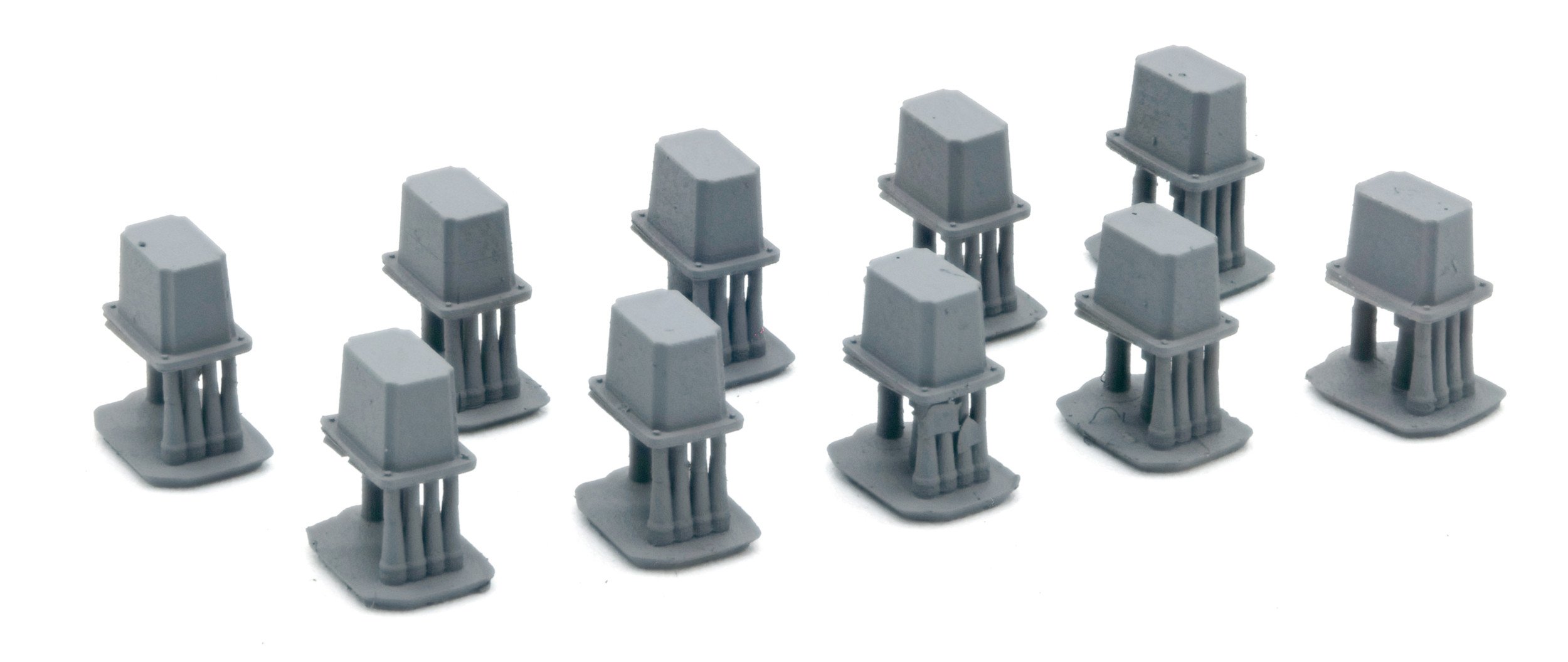 The 3D printed axle counters are supplied as a 10 pack for £2.99.