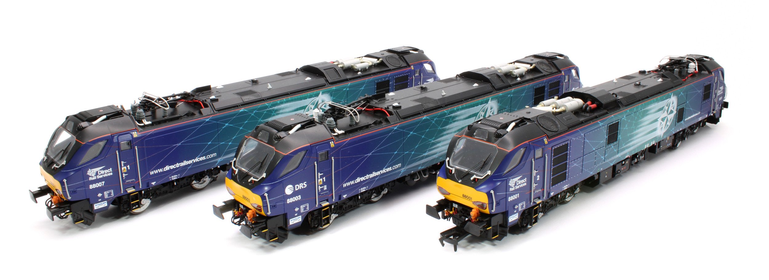 The rest of the Class 88s from Dapol have been revealed.